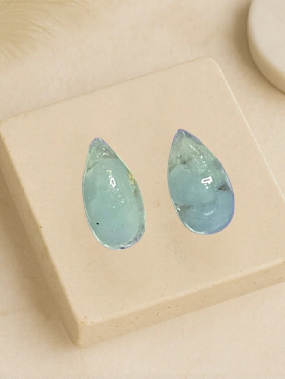 Angelite Teardrop Earrings